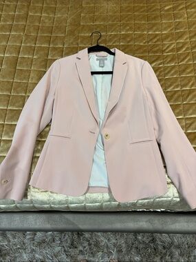 H&M Blush Pink Single-Button Blazer